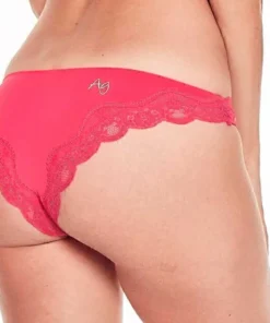 Alternative view of Bikini microfibra c/puntilla CHERRY
