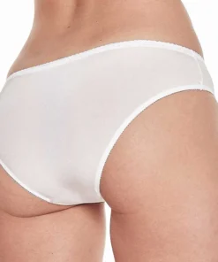 Alternative view of Culotte microfibra brillosa con puntilla