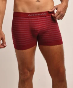 Boxer Algodon Rayado sin Costura
