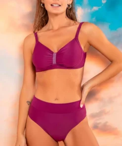 bikini c/recorte strass