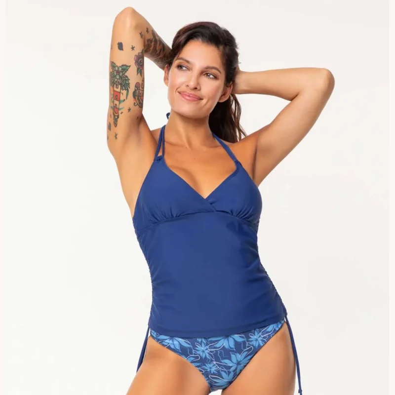 tankini regul.c/vedet cinttura cruzada