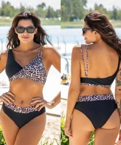 bikini combinada animal print