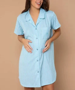 CAMISA MATERNAL M/L 5-6-7 ABOTONADA RAYA