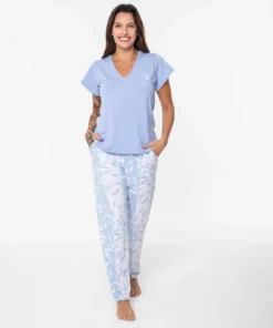 pijama t.5-6-7 en modal pantalon largo