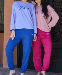 PIJAMA M/L COMBINADO LANILLA