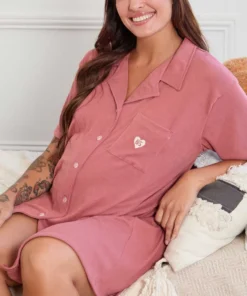 CAMISA MATERNAL MORLEY C/BORDADO