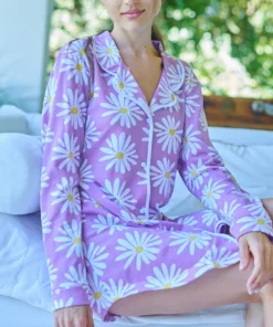 camisola abotonada estampada