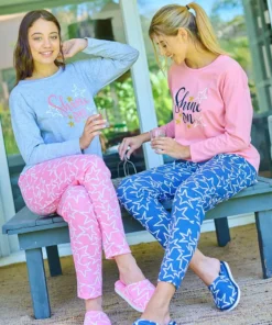 PIJAMA M/L 2X-4X PANT.ESTAMPAD