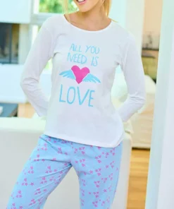 PIJAMA M/L PANT.ESTAMPADO