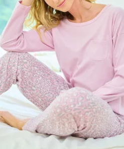 PIJAMA M/L PANTALON ESTAMPADO