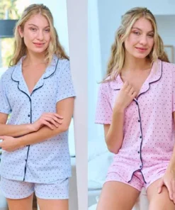 PIJAMA ABOTONADO ESTAMP M/C