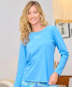 PIJAMA M/L PANTALON ESTAMPADO