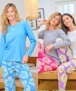 PIJAMA M/L PANTALON ESTAMPADO
