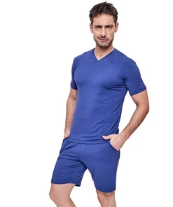 pijama m/corta c/v bambu/elastano