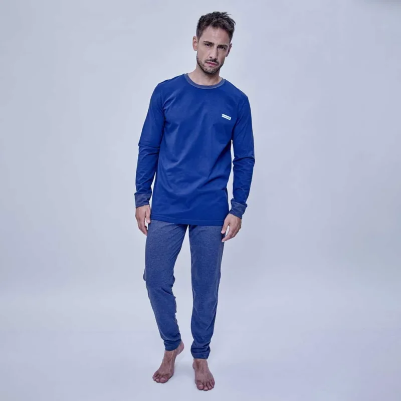 pijama m/l algodon melange