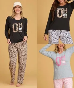PIJAMA M/L CASACA LISA