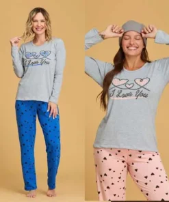 PIJAMA M/L CASACA LISA