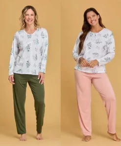PIJAMA M/L CASACA ESTAMPADA