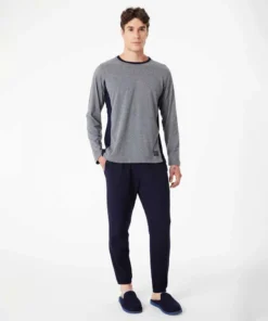 Alternative view of pijama m/l combinado waffle