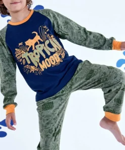 pijama m/l estampa selva