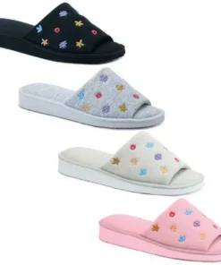 pantufla de tusor rayada plantilla tono