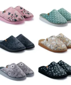 chinela plush estampado