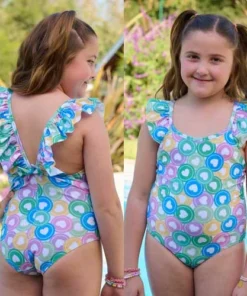 malla entera estampada corazones