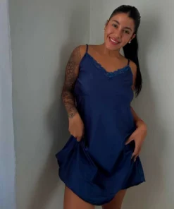 camisolin c/puntilla raso liso