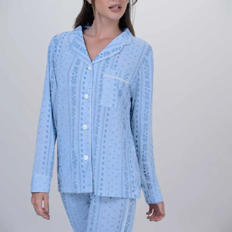 PIJAMA CAMISERO M/L SO TRUE LOVE