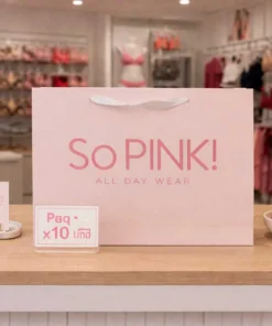 BOLSA SO PINK  PAQ X 10 UND
