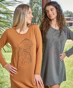 camison m/l leopardo
