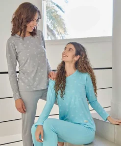 pijama m/l estampa trebol 4 hojas
