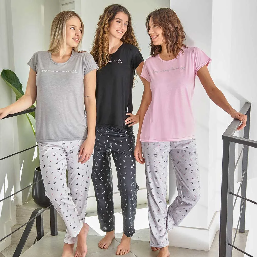 pijama m/c pant.largo