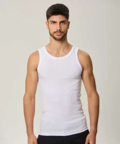 camiseta musculosa c/dobladillo