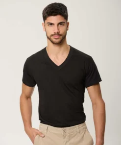 t.a 38/40 camiseta c/v negro