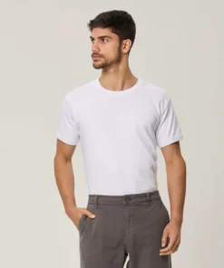 camiseta interlock m/corta c/redondo