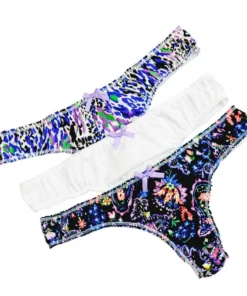 Pack X3 Micro. Frunce Estampada