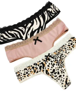 pack culotte less algodon estampado