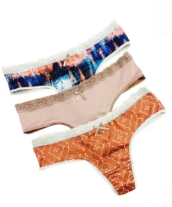 Alternative view of pack culotte less algodon estampado