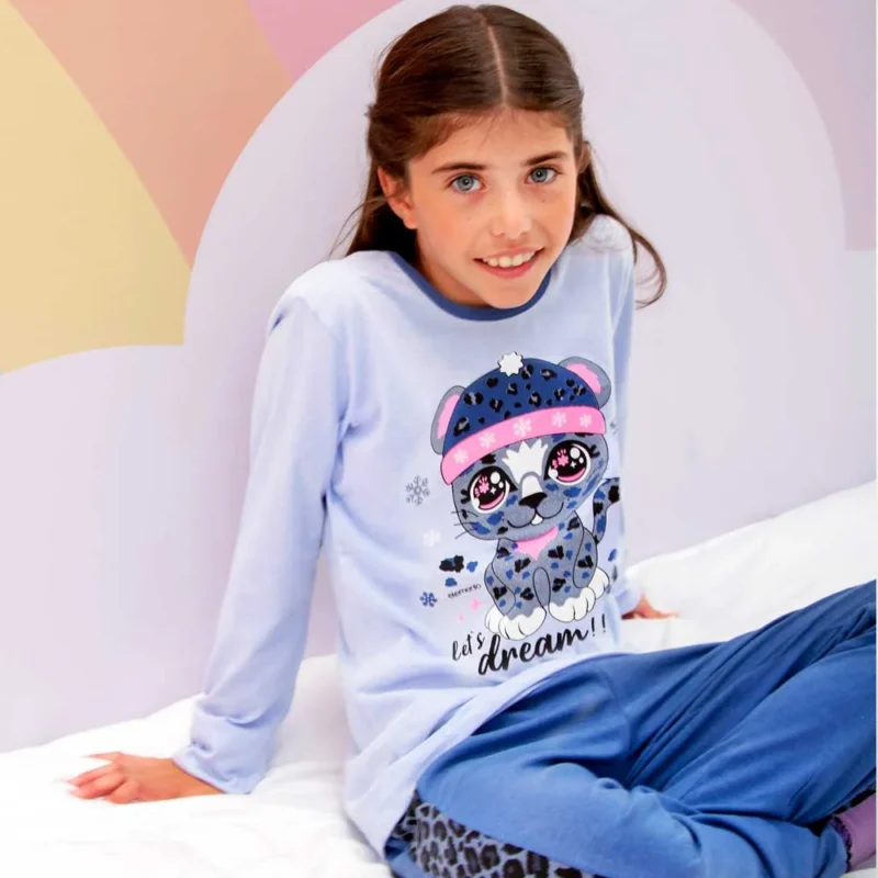 pijama m/l niña estampado