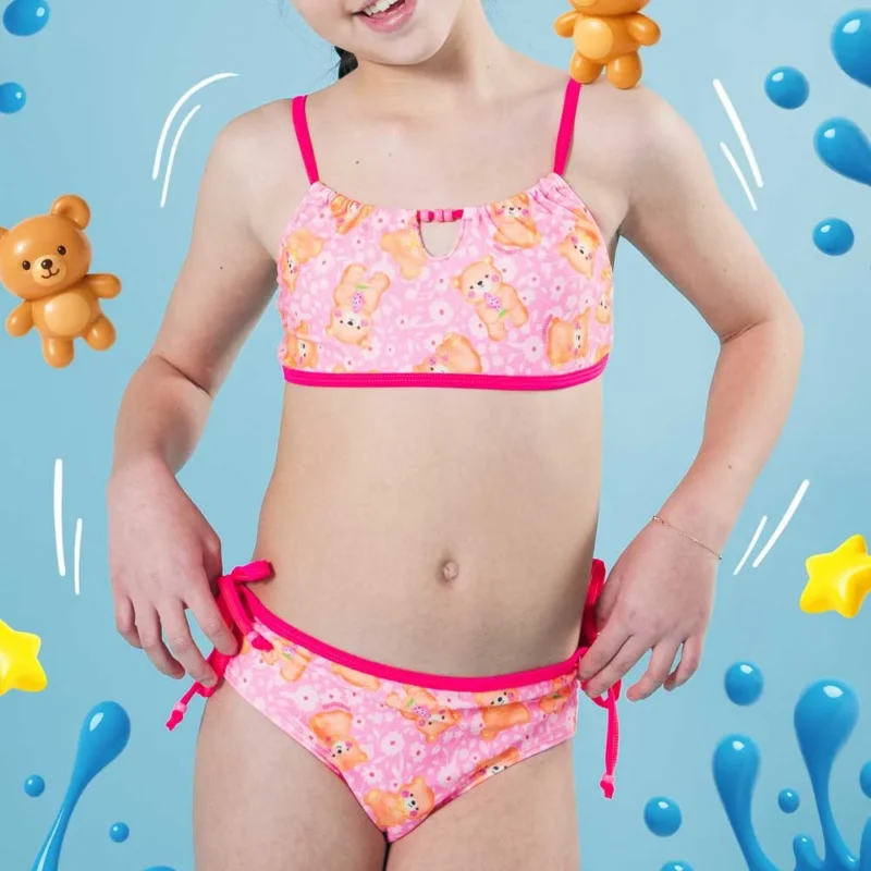 malla niña top + bomb.tiras
