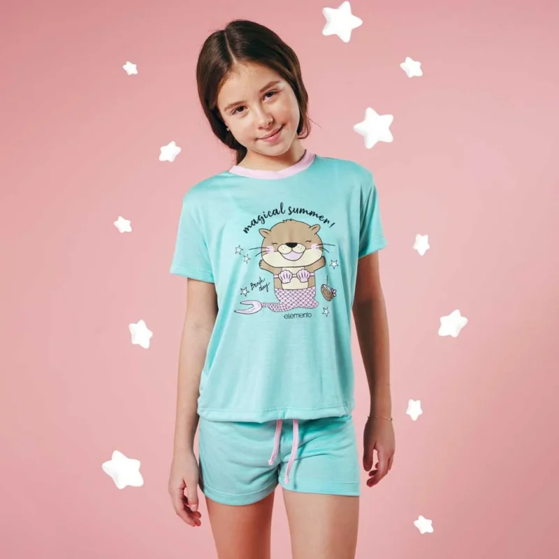 pijama niña estampado