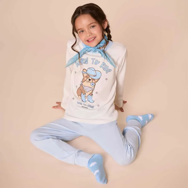 PIJAMA M/L NI¥A COWGIRL JERSEY