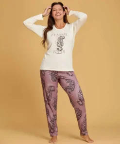 Alternative view of PIJAMA M/L CASACA LISA