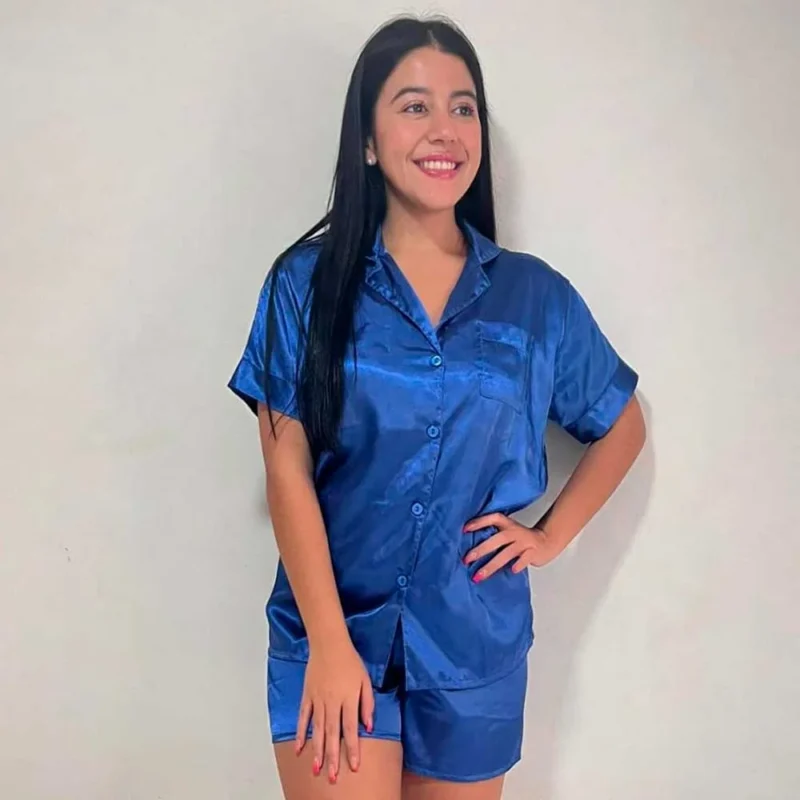 PIJAMA ABOTONADA M/C