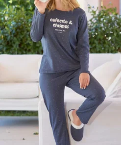 PIJAMA INTERLOCK CAFECITO