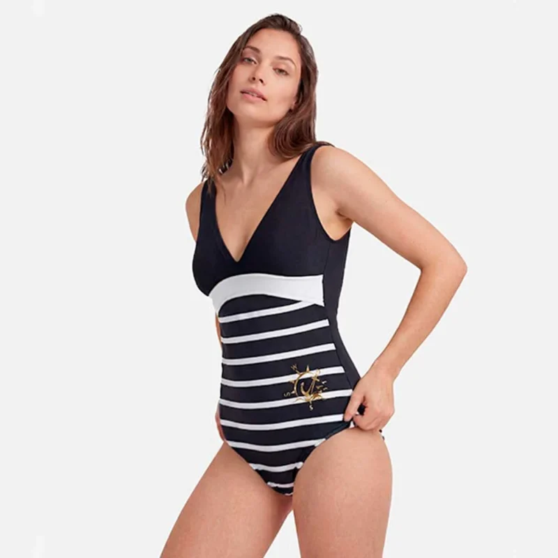 malla entera estampada