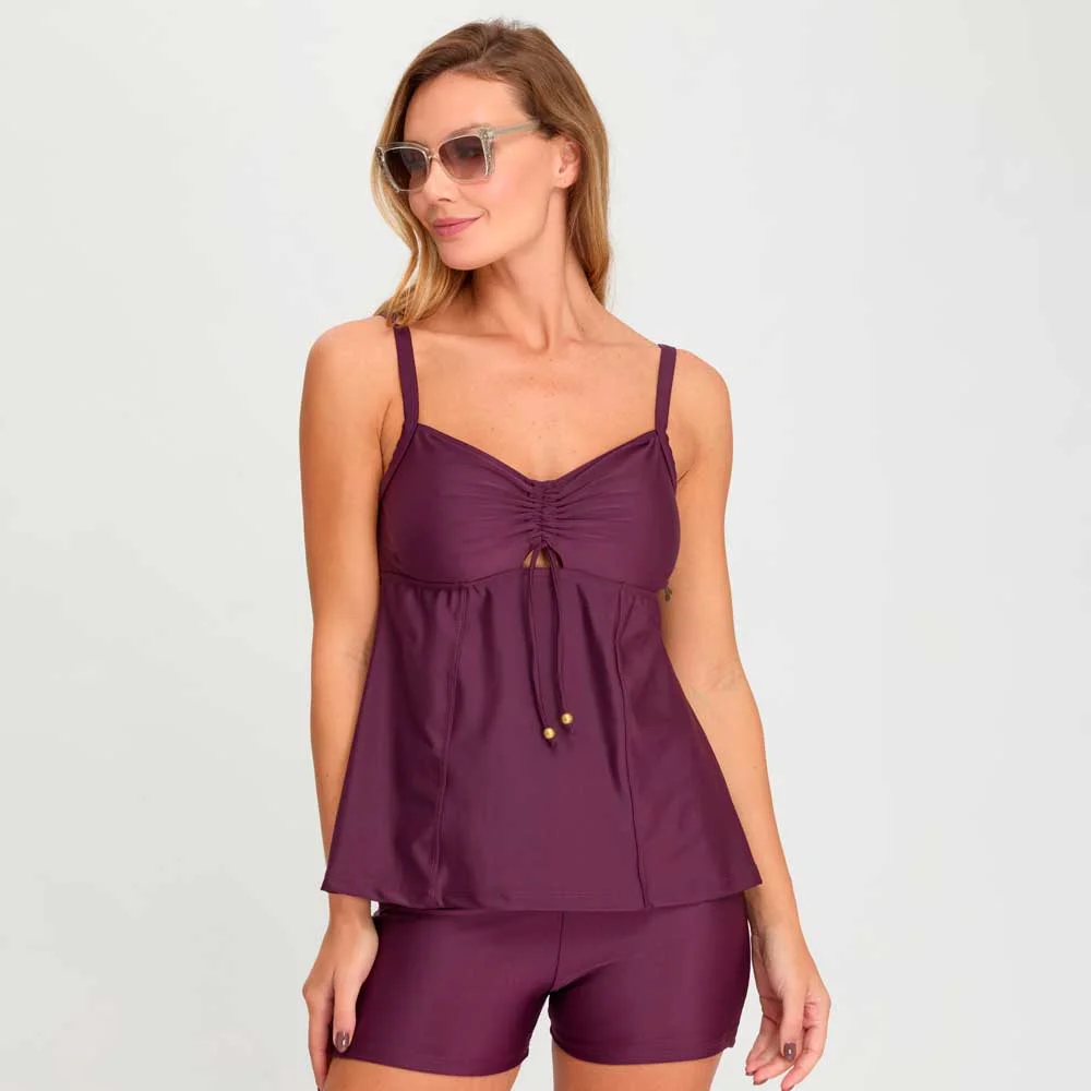 remera tankini lisa c/tancas - Imagen 2