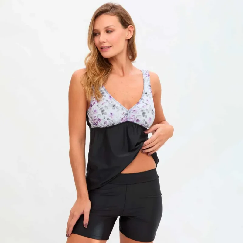 Alternative view of tankini c/tazas y calza