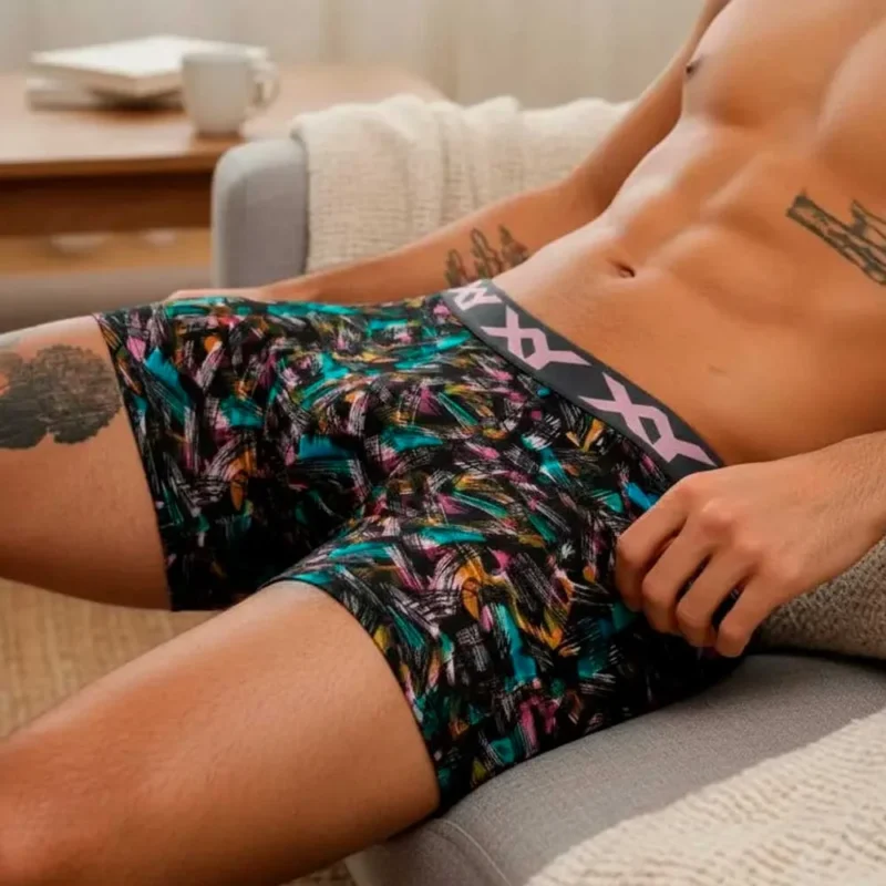 boxer alg/lycra estampado